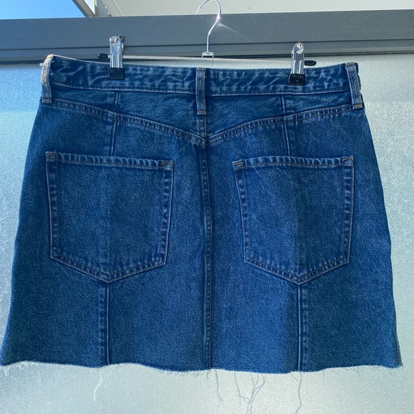 Abercrombie denim mini skirt-plus size - Picture 2 of 3